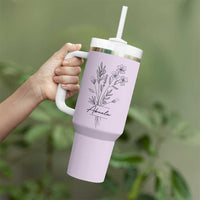 Abuela Gifts Tumbler With Handle Mothers Day Gifts for Grandma from Grandchildren