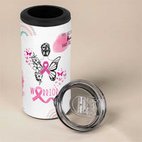 Breast Cancer Survivor 4 in 1 Can Cooler Tumbler With Inspirational Words Get Well Soon Gifts - Wonder Print Shop