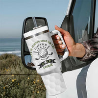 Funny Golfer Tumbler With Handle Life Is Always Good On The Golf Course - Wonder Print Shop