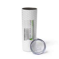Funny Golfer Skinny Tumbler Life Is Full Of Important Choices American Flag - Wonder Print Shop