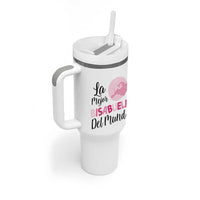 Great-grandmother Gifts in Spanish Tumbler With Handle La Mejor Bisabuela Del Mundo - Wonder Print Shop