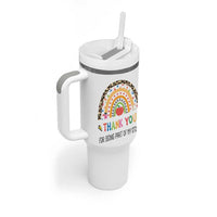 Teacher Appreciation Gifts Tumbler With Handle Thank You For Being Part Of My Story - Wonder Print Shop