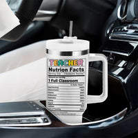 Teacher Dinosaur Back to School Tumbler With Handle Teachersaurus Like A Normal Teacher But More Awesome - Wonder Print Shop