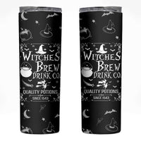 Funny Halloween Witch Skinny Tumbler Witches Brew Drink Witchy Vibes Spooky Decorations - Wonder Print Shop