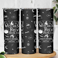 Funny Halloween Witch Skinny Tumbler Witches Brew Drink Witchy Vibes Spooky Decorations - Wonder Print Shop