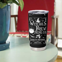 Funny Halloween Witch Tumbler Cup Witches Brew Drink Witchy Vibes Spooky Decorations - Wonder Print Shop
