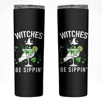 Funny Halloween Party Skinny Tumbler Witch Witches Be Sippin, for Ladies - Wonder Print Shop