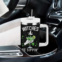 Funny Halloween Party Tumbler With Handle Witch Witches Be Sippin, for Ladies - Wonder Print Shop
