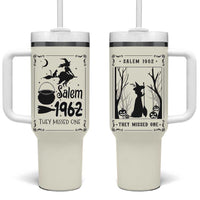 Witch Halloween Tumbler With Handle Women Girls Trip Salem 1692 They Missed One - Wonder Print Shop