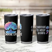 Suicide Prevention Awareness Tumbler Cup Teal Purple Semicolon Choose Life Support You Matter Therapist Psychologist - Wonder Print Shop