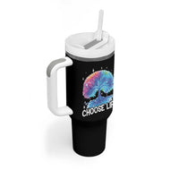 Suicide Prevention Awareness Tumbler With Handle Teal Purple Semicolon Choose Life Support You Matter Therapist Psychologist - Wonder Print Shop