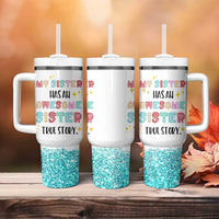 Sister Gifts From Sister Tumbler With Handle Funny Family Sibling