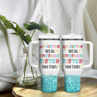 Sister Gifts From Sister Tumbler With Handle Funny Family Sibling
