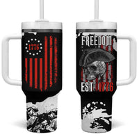 US Patriot Tumbler With Handle Freedom 250 Years Of Freedom 1776 2026 American Flag