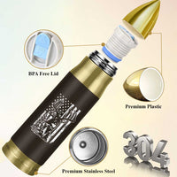 Deer Hunters Bullet Tumbler Best Buckin' Dad Ever Funny Fathers Day Christmas Gifts for Dad