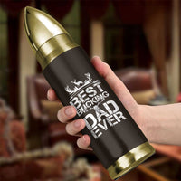 Deer Hunters Bullet Tumbler Best Buckin' Dad Ever Funny Fathers Day Christmas Gifts for Dad
