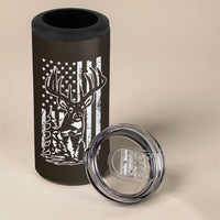 Deer Hunters 4 in 1 Can Cooler Tumbler Best Buckin' Dad Ever Funny Fathers Day Christmas Gifts for Dad - Wonder Print Shop