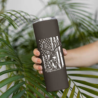 Deer Hunters Skinny Tumbler Best Buckin' Dad Ever Funny Fathers Day Christmas Gifts for Dad - Wonder Print Shop