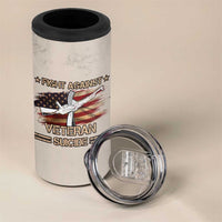Veteran Suicide Prevention Awareness 4 in 1 Can Cooler Tumbler Patriotic USA Mental Health - Wonder Print Shop