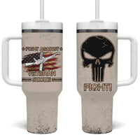 Veteran Suicide Prevention Awareness Tumbler With Handle Patriotic USA Mental Health - Wonder Print Shop