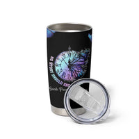 Suicide Prevention Awareness Tumbler Cup Teal Purple Butterfly No Story Should End Too Soon - Wonder Print Shop