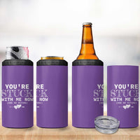 Anniversary Valentines Day Gifts 4 in 1 Can Cooler Tumbler You're Stuck With Me Gift for Girlfriend