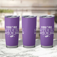 Anniversary Valentines Day Gifts Tumbler Cup You're Stuck With Me Gift for Girlfriend