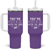 Anniversary Valentines Day Gifts Tumbler With Handle You're Stuck With Me Gift for Girlfriend