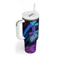 Gaming Gifts Tumbler With Handle Warning Do Not Disturb Im Gaming Video Game Gamer