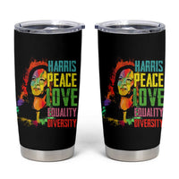 Harris 2024 Madam President Tumbler Cup Peace Love Equality Hope Diversity Human Rights Womens & Gay LGBTQ+ Pride - Wonder Print Shop