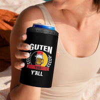 Oktoberfest German Flag 4 in 1 Can Cooler Tumbler Prost Guten Tag Y'all Beer Festival - Wonder Print Shop