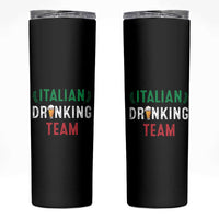 Funny Beer Alcohol Drunk Skinny Tumbler Oktoberfest Italian Drinking Team - Wonder Print Shop