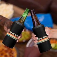 Dad Of Girls 4 in 1 Can Cooler Tumbler Outnumbered Father's Day Christmas Gifts for Dad - Wonder Print Shop