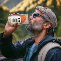 Gnome Drinking Coffee 4 in 1 Can Cooler Tumbler Funny Halloween Coffee Lover - Wonder Print Shop