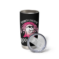 Breast Cancer Is Boo Sheet Tumbler Cup Halloween Pink Ghost - Wonder Print Shop