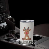 Personalized Christmas Tumbler Cup Reindeer Hot Chocolate Mug Xmas Gifts for Kids - Wonder Print Shop