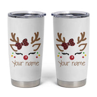 Personalized Christmas Tumbler Cup Custom Name Xmas Gift For Kids Girls Face Family Matching Set - Wonder Print Shop