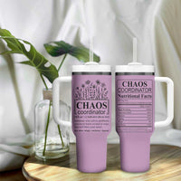 Chaos Coordinator Thank YouGift Tumbler With Handle Christmas Gifts for Colleague Coworker Travel Mug Purple - Wonder Print Shop