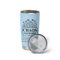 Chaos Coordinator Thank YouGift Tumbler Cup Christmas Gift for Colleague Coworker Travel Mug Blue - Wonder Print Shop