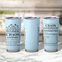 Chaos Coordinator Thank YouGift Tumbler Cup Christmas Gift for Colleague Coworker Travel Mug Blue - Wonder Print Shop