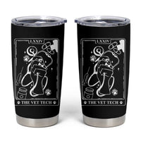 Vet Tech Tumbler Cup Funny Vet Staff Appreciation Gift Tarot Card - Wonder Print Shop