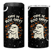 This Is Boo Sheet Cute Ghost 4 in 1 Can Cooler Tumbler Funny Halloween Costume - Wonder Print Shop