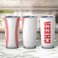 Baseball Tumbler Cup Sports Gameday Baseball Gifts Sports Lovers Fan Players Coach - Wonder Print Shop