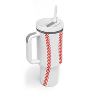 Baseball Tumbler With Handle Sports Gameday Baseball Gifts Sports Lovers Fan Players Coach - Wonder Print Shop