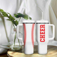 Baseball Tumbler With Handle Sports Gameday Baseball Gifts Sports Lovers Fan Players Coach - Wonder Print Shop
