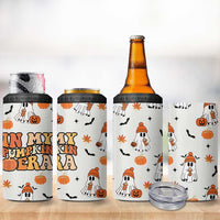 ute Ghost Fall Coffee 4 in 1 Can Cooler Tumbler In My Pumpkin Era Retro Funny Fall Vibes Thanksgiving Halloween - Wonder Print Shop