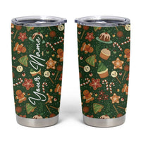 Personalized Christmas Tumbler Cup Custom Name Car Cup Holder Xmas Gifts - Wonder Print Shop