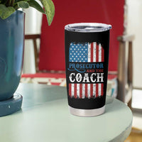 Harris Walz Tumbler Cup Prosecutor And The Coach 2024 Vintage American Flag - Wonder Print Shop