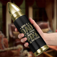 Best Papa Ever Bullet Tumbler Being A Dad Is An Honor Vintage Camo Flag Father's Day