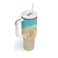 To My Best Aunt Tumbler With Handle Beach Mother's Day Gift For Auntie